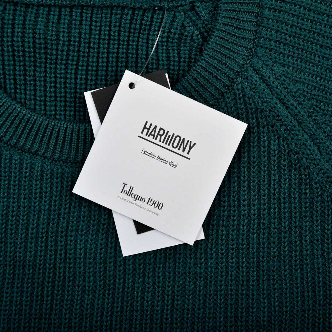 MAGLIONE GIROCOLLO VERDE