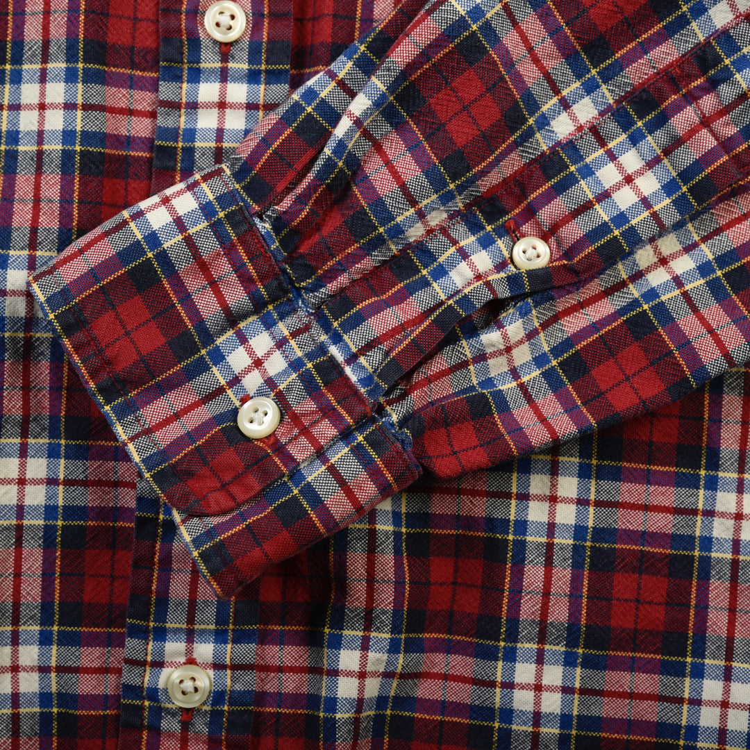 CAMICIA A QUADRI ROSSA/BLU - S