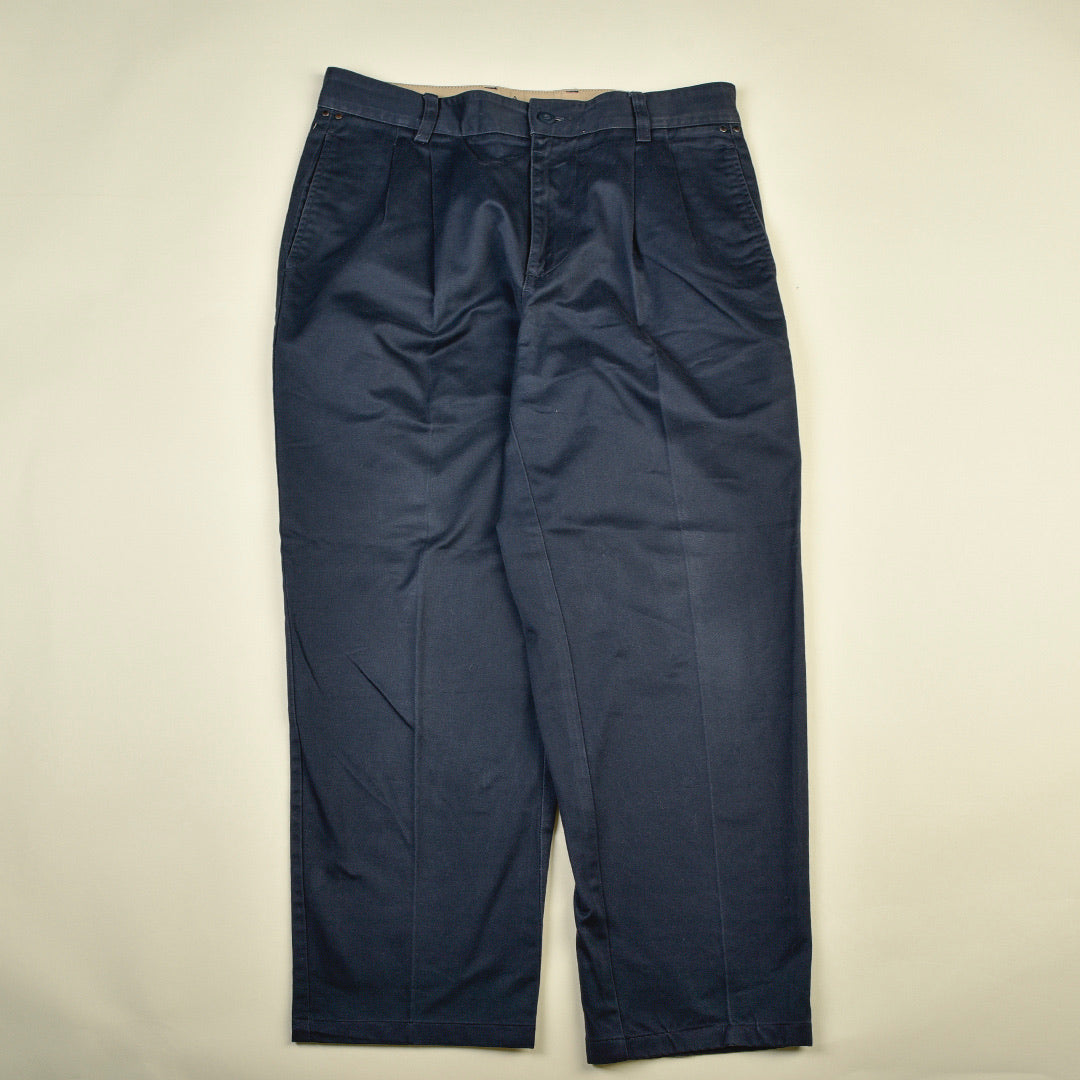 PANTALONI CHINO BLU - 30