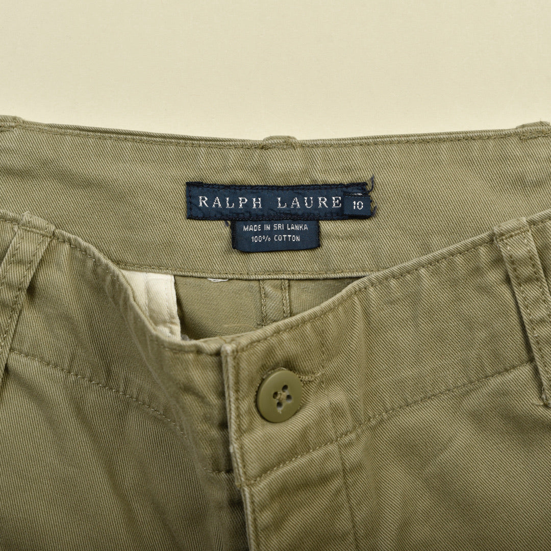 PANTALONI CHINO CARGO VERDI - 30