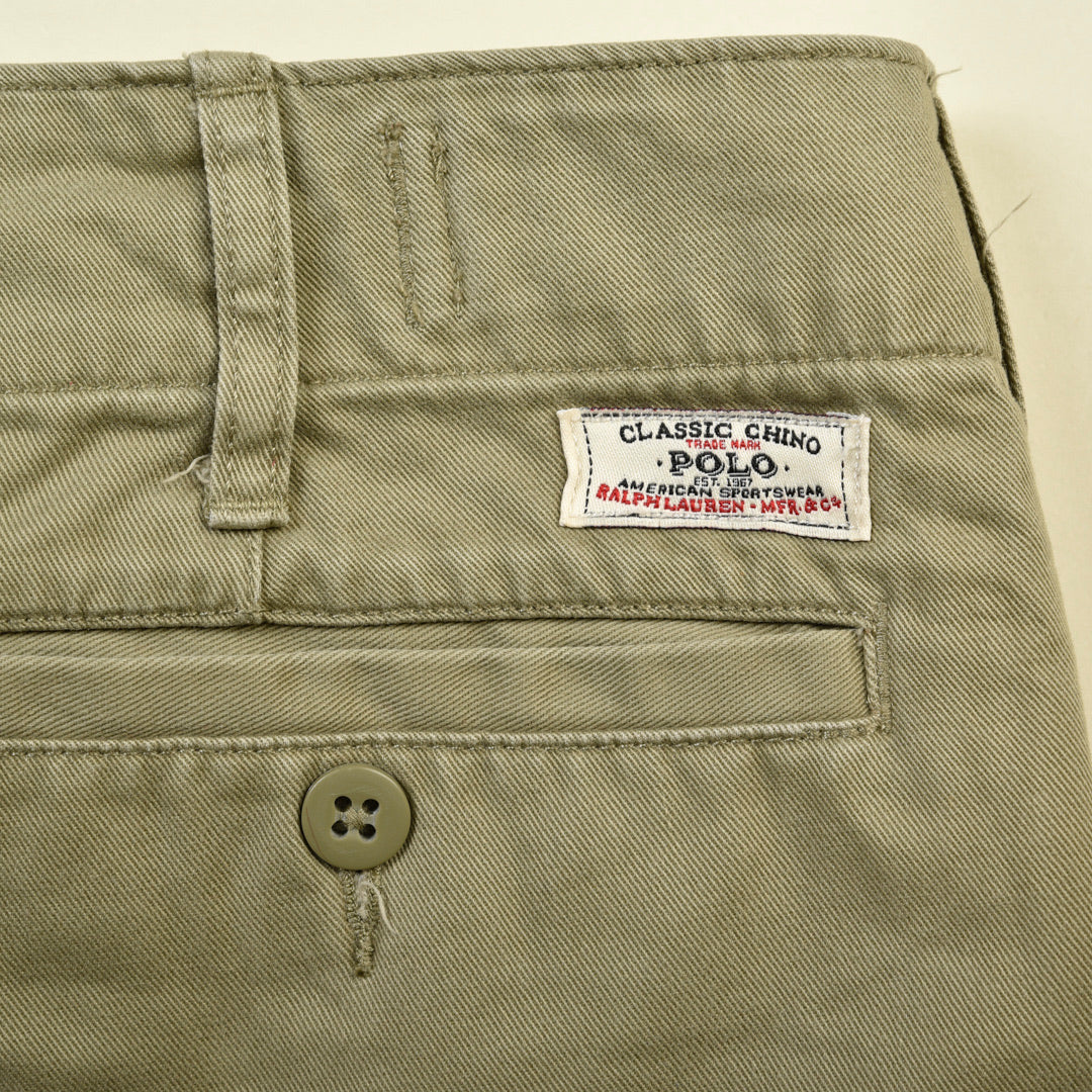 PANTALONI CHINO CARGO VERDI - 30