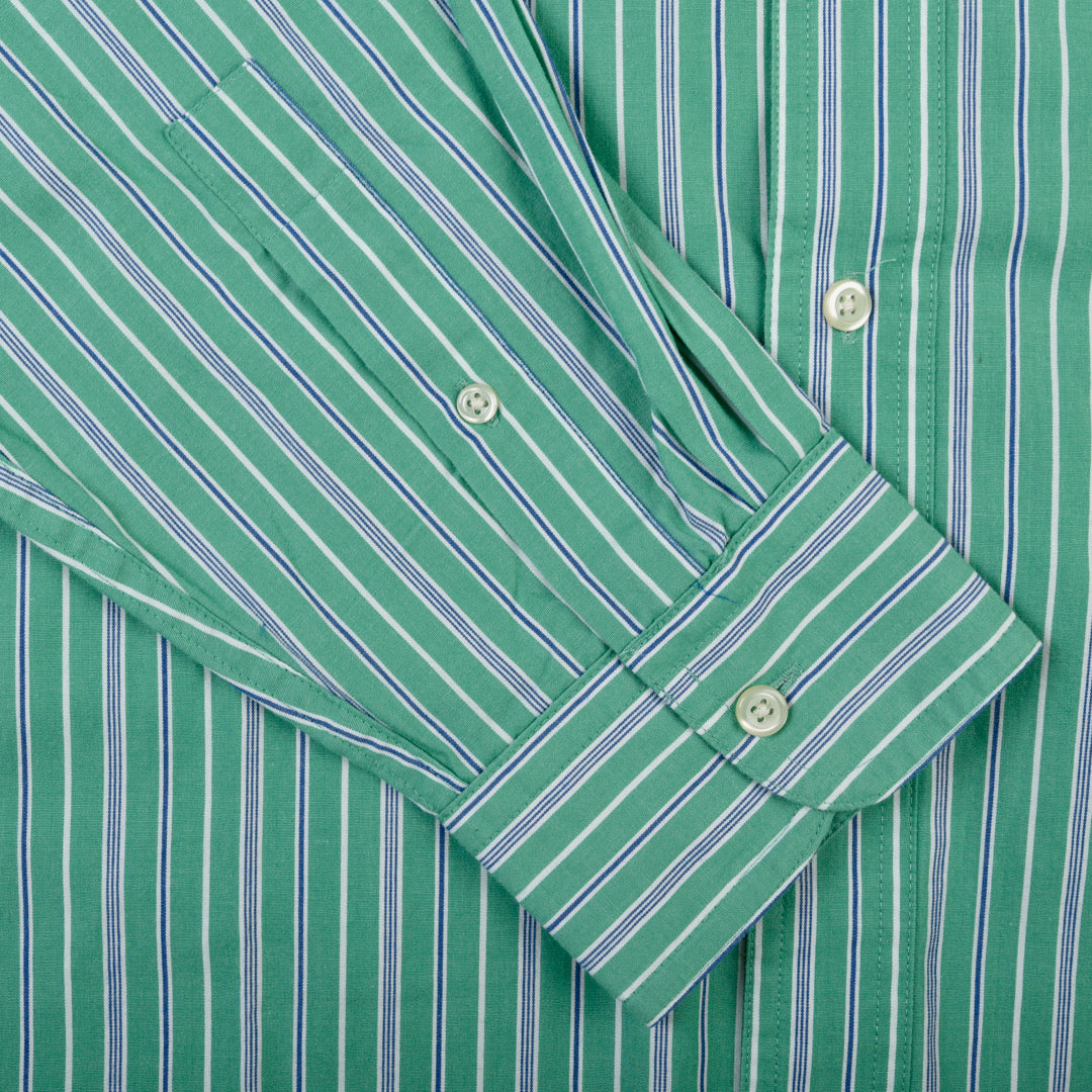 CAMICIA STRIPES VERDE - XL