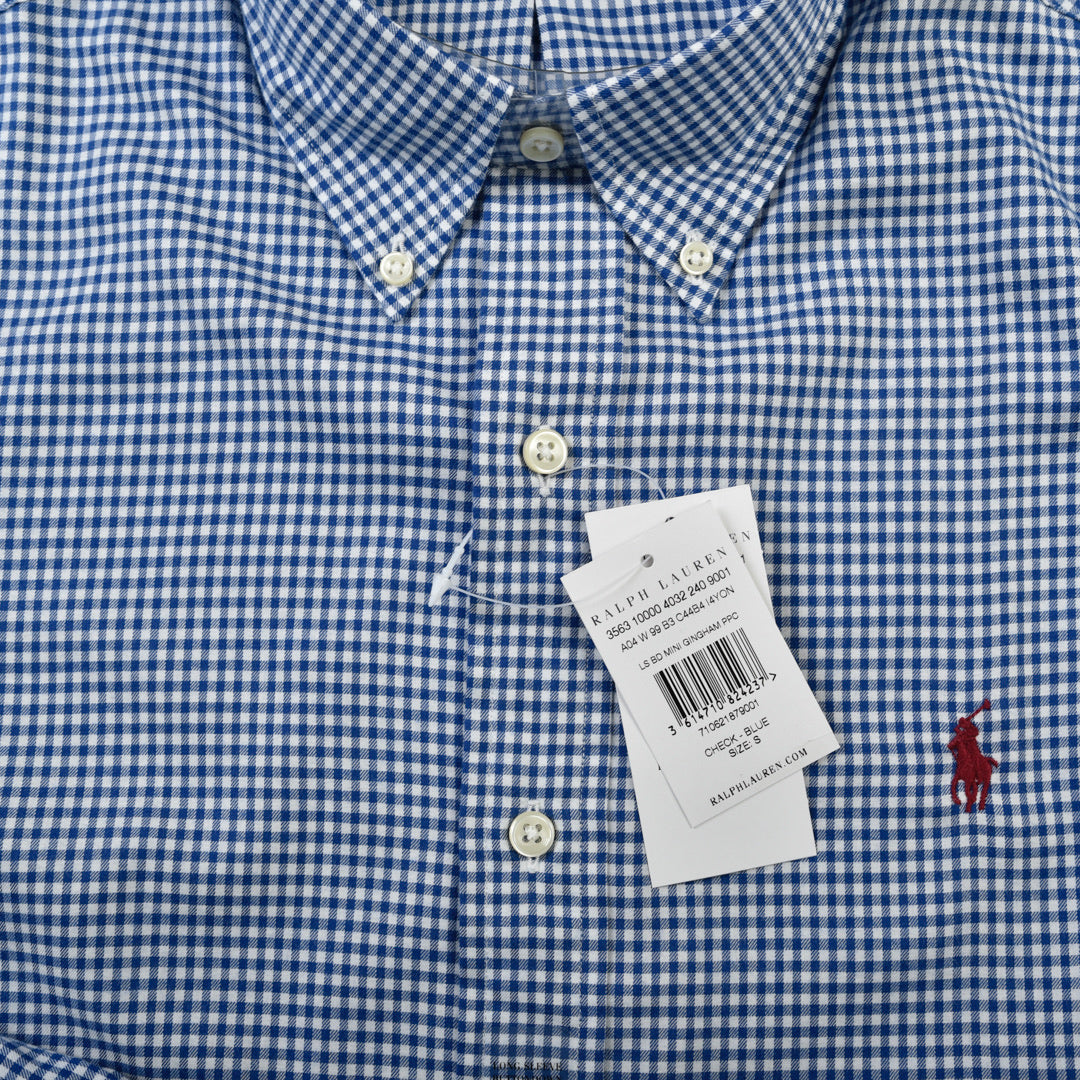 CAMICIA OXFORD BLU - S