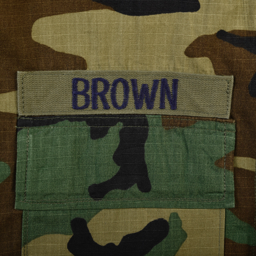 CAMICIA MILITARE "BROWN" CAMO - M