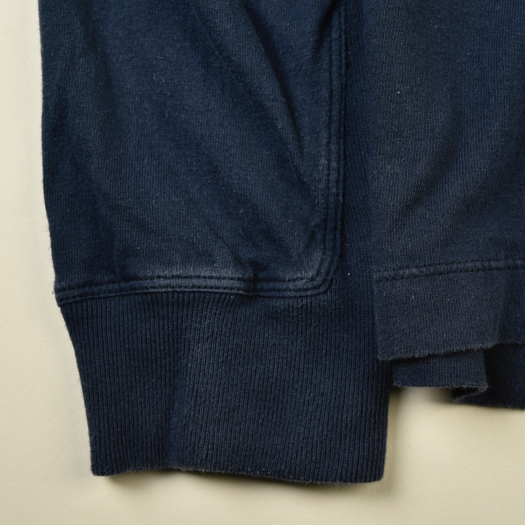 T-SHIRT PLAIN POCKET BLU  - L