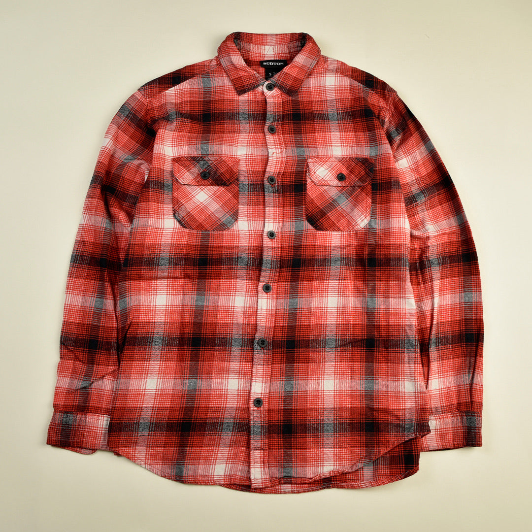 CAMICIA BRIGHTON ROSSO/NERA - S