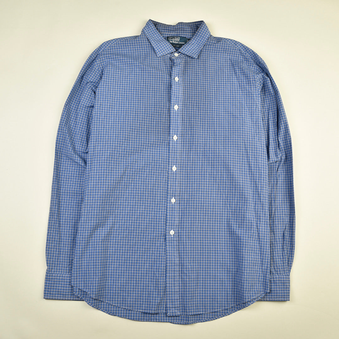 CAMICIA 120'S BLU - XXL