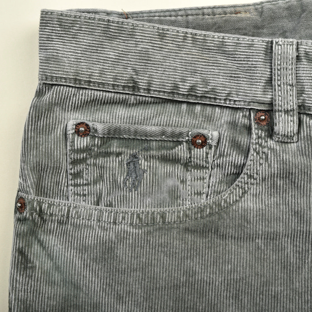 PANTALONI ACID WASH VERDI - 38x34