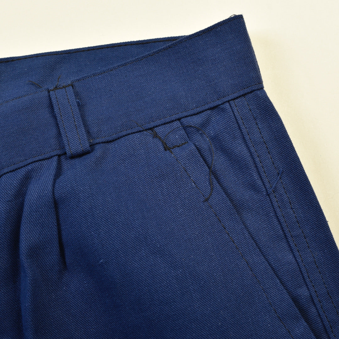 PANTALONI COTTON SANFORIZED BLU - 48