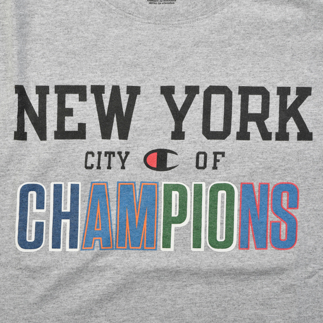 T-SHIRT NEW YORK CHAMPIONS GRIGIA - S