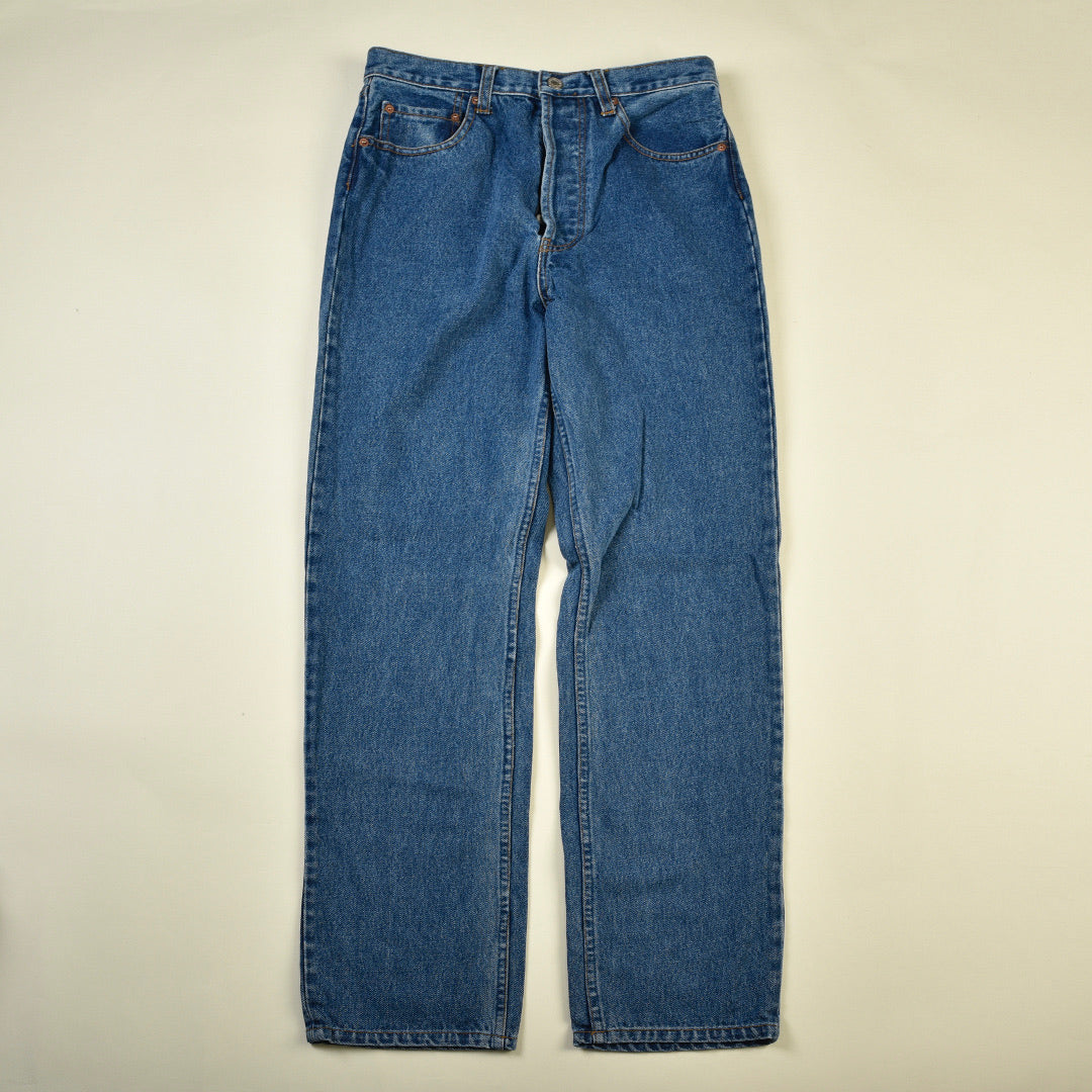 JEANS 501 MADE IN USA BLUE WASH