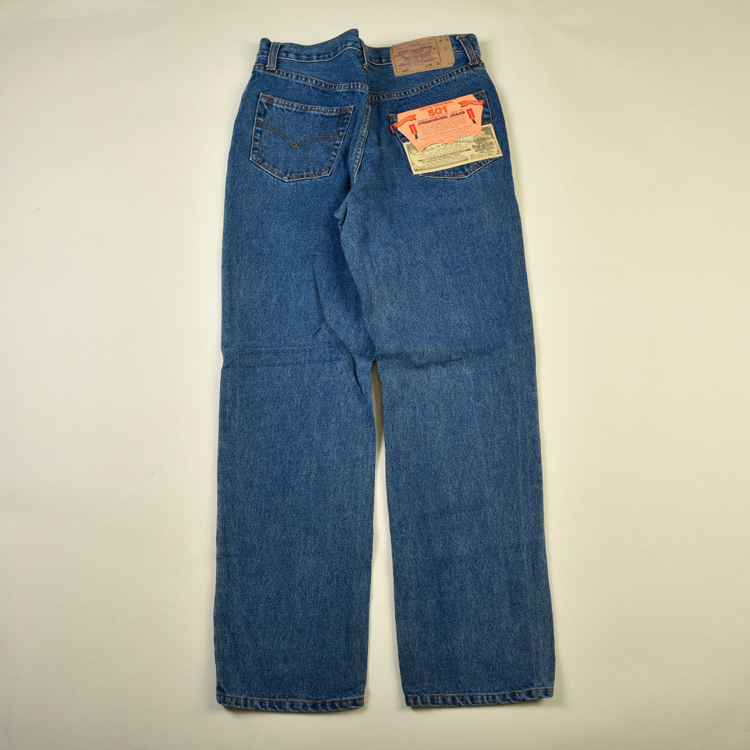 JEANS 501 MADE IN USA BLUE WASH