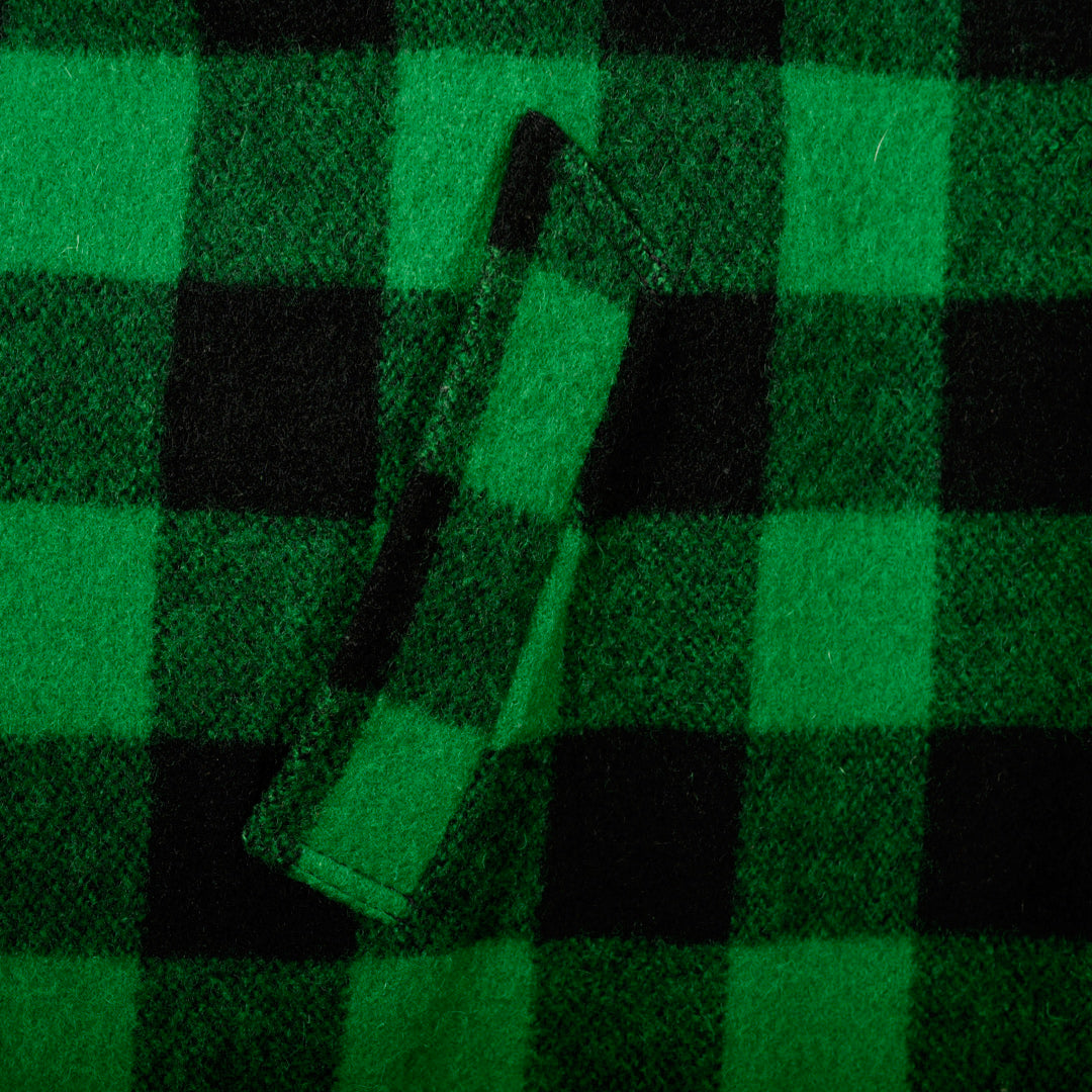 GIACCA DA LAVORO IN LANA TARTAN VERDE MADE IN USA - XXL